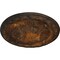 Ekena Millwork Stockport Ceiling Medallion, Hand-Painted Rust, 11 3/4"OD x 3/8"P CM12STRUS - alternate 3